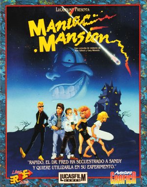 Maniac Mansion DOS front cover
