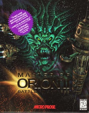 Master of Orion II: Battle at Antares DOS front cover