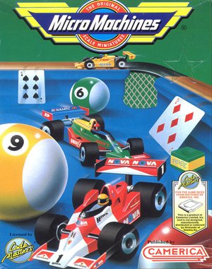 Micro Machines DOS front cover