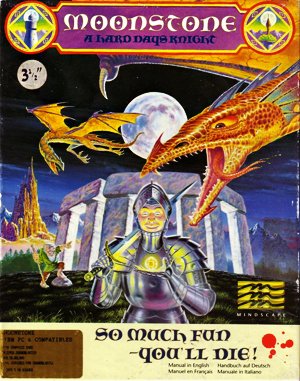 Moonstone: A Hard Days Knight DOS front cover