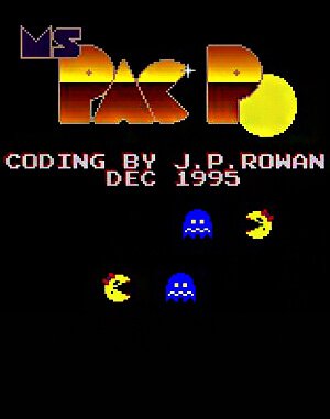 Ms Pac PC DOS front cover