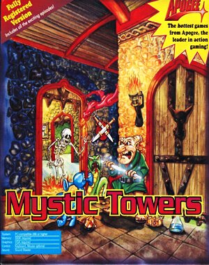 Mystic Towers DOS front cover