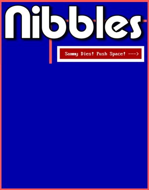 Nibbles DOS front cover