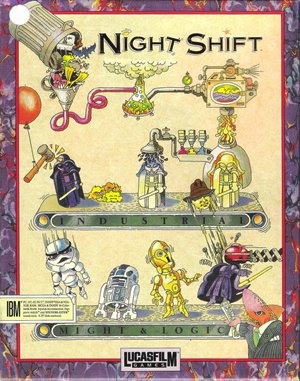 Night Shift DOS front cover