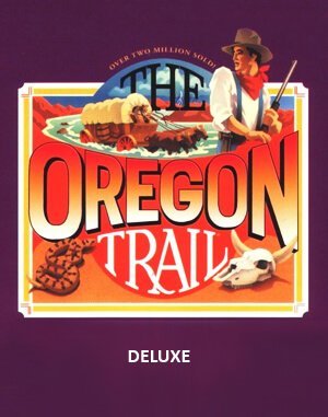 Oregon Trail Deluxe DOS front cover