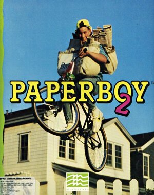 Paperboy 2 DOS front cover