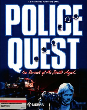 Police Quest: In Pursuit of the Death Angel DOS front cover
