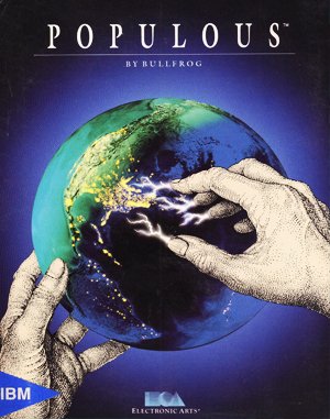 Populous DOS front cover