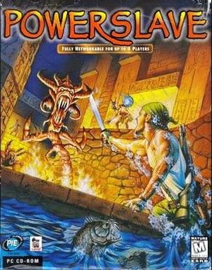 Powerslave DOS front cover