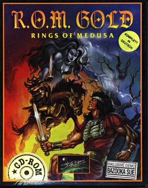 R.O.M. Gold: Rings of Medusa DOS front cover