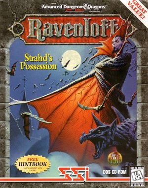 Ravenloft: Strahd’s Possession DOS front cover
