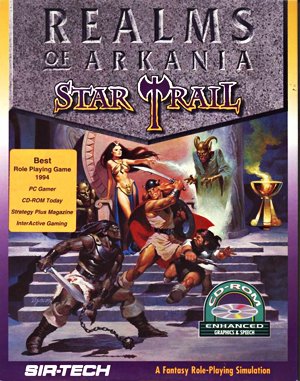 Realms of Arkania: Star Trail DOS front cover