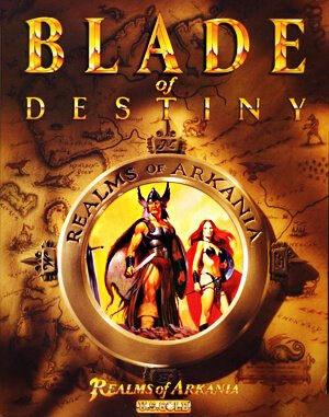 Realms of Arkania: Blade of destiny DOS front cover