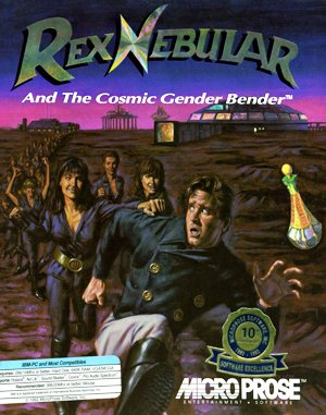 Rex Nebular and the Cosmic Gender Bender DOS front cover