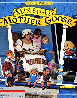 Roberta Williams’ Mixed-Up Mother Goose DOS front cover