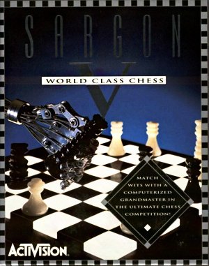 Sargon V: World Class Chess DOS front cover