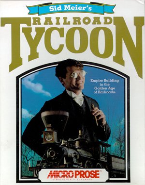 Sid Meier’s Railroad Tycoon DOS front cover
