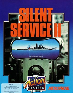 Silent Service II DOS front cover