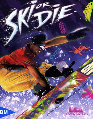 Ski or die DOS front cover