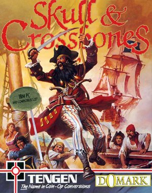 Skull & Crossbones DOS front cover