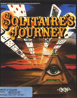 Solitaire’s Journey DOS front cover