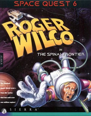 Space Quest 6: Roger Wilco in the Spinal Frontier DOS front cover