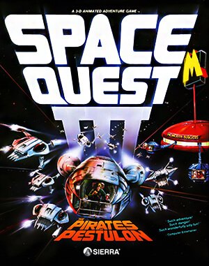 Space Quest III: The Pirates of Pestulon DOS front cover