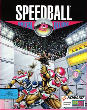 Speedball 2: Brutal Deluxe DOS front cover