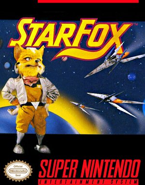 Star Fox SNES front cover