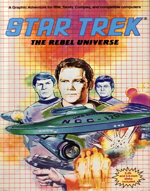 Star Trek: The Rebel Universe DOS front cover
