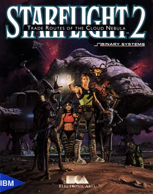 Starflight 2: Trade Routes of the Cloud Nebula DOS front cover