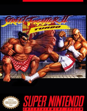 Street Fighter II Turbo SNES front cover