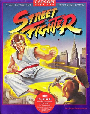 Street Fighter DOS front cover
