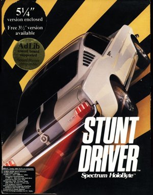 Stunt Driver DOS front cover