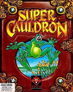 Super Cauldron DOS front cover