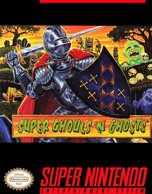 Super Ghouls’n Ghosts SNES front cover