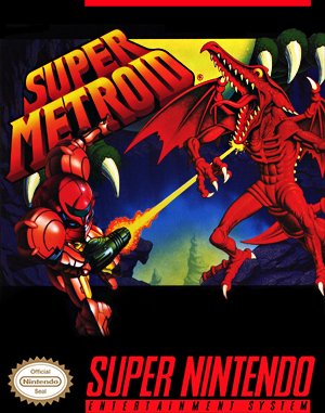 Super Metroid SNES front cover