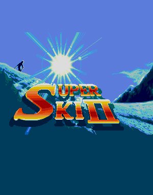Super Ski II DOS front cover
