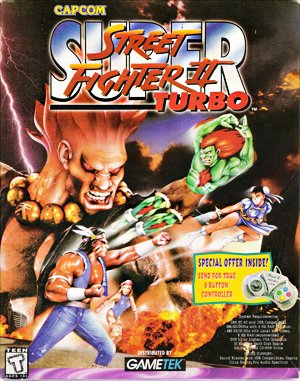 Super Street Fighter II Turbo DOS front cover
