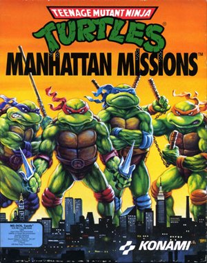 Teenage Mutant Ninja Turtles: Manhattan Missions DOS front cover