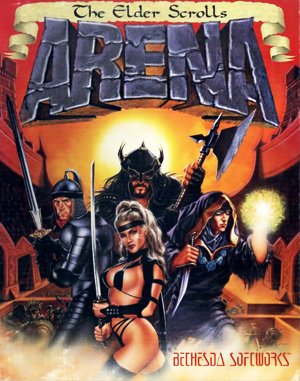 The Elder Scrolls: Arena DOS front cover