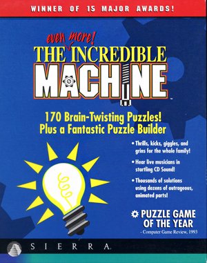 The Even More! Incredible Machine DOS front cover