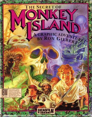 The Secret of Monkey Island DOS front cover