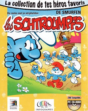 The Smurfs DOS front cover