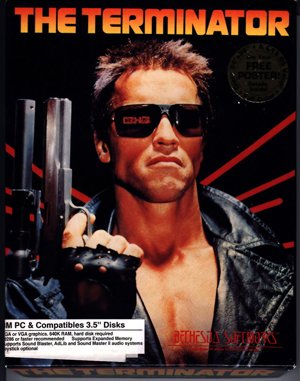 The Terminator DOS front cover