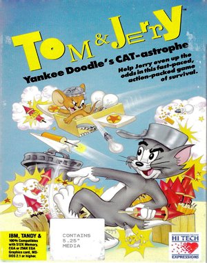 Tom & Jerry: Yankee Doodle’s CAT-astrophe DOS front cover
