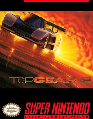 Top Gear 2 SNES front cover