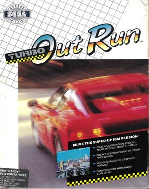 Turbo OutRun DOS front cover