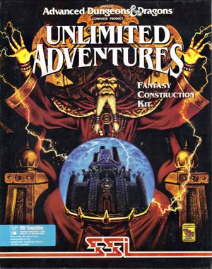 Unlimited Adventures DOS front cover