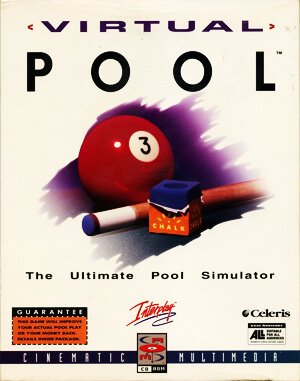Virtual Pool DOS front cover